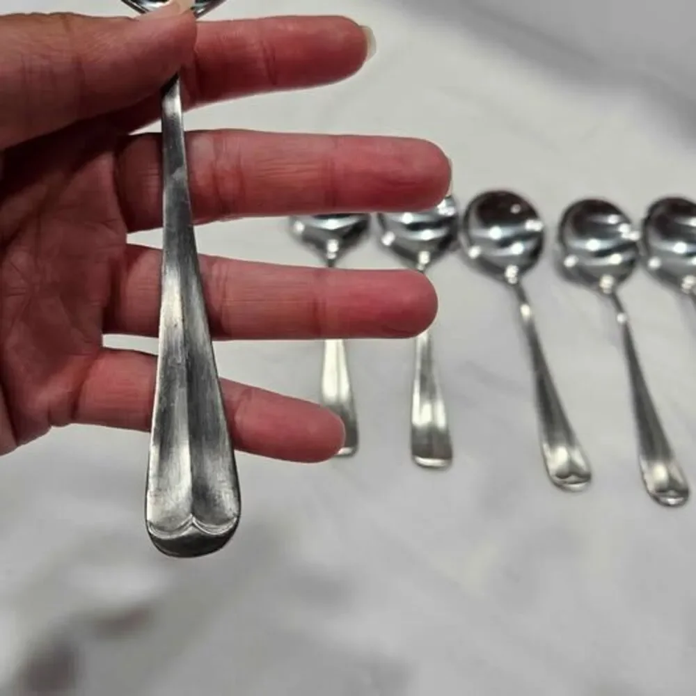 Leonard Stainless Steel Soup Spoons Set of 8